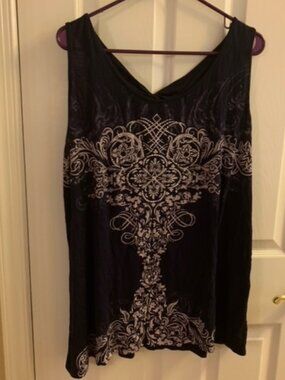 B.L.E.U. Woman Sleeveless  top, Size 1x